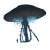 Sentient Giant Mushroom Vinyl Car Decal Sticker – Waterproof & UV-Resistant 3.4133333333333336"