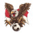 Angry Eagle Logo Vinyl Car Decal Sticker – Waterproof & UV-Resistant 6.826666666666667"