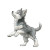 Wolf Pup Chase Vinyl Car Decal Sticker – Waterproof & UV-Resistant 3.4133333333333336"