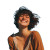 Happy Laughing Girl Vinyl Car Decal Sticker – Waterproof & UV-Resistant 3.4133333333333336"