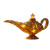 Golden Aladdin Lamp Vinyl Car Decal Sticker – Waterproof & UV-Resistant 3.4133333333333336"