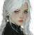 Elegant White-Haired Woman V3 Vinyl Car Decal Sticker – Waterproof & UV-Resistant 6.826666666666667"