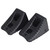 Hopkins MFG Grey Wheel Chock | Set of 2, Prevents Tires from Rolling, Use with Ramps, Made in USA