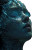 Bioluminescent Humanoid Portrait Vinyl Car Decal Sticker – Waterproof & UV-Resistant 8.96"