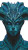 Biomechanical Chimera Portrait Vinyl Car Decal Sticker – Waterproof & UV-Resistant 9.706666666666667"
