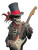 Voodoo Skeleton Guitarist Vinyl Car Decal Sticker – Waterproof & UV-Resistant 8.32"