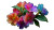 Colorful Flower Cluster Vinyl Car Decal Sticker – Waterproof & UV-Resistant 5.4