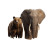 Bear And Elephant Vinyl Car Decal Sticker – Waterproof & UV-Resistant 6.826666666666667"