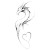Fierce Dragon Sketch Vinyl Car Decal Sticker – Waterproof & UV-Resistant 3.4133333333333336"