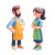 Supermarket Chat Vinyl Car Decal Sticker – Waterproof & UV-Resistant 3.4133333333333336"