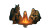 Campfire Encounter Vinyl Car Decal Sticker – Waterproof & UV-Resistant 2.72"
