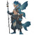 Blue Fairy Barbarian Vinyl Car Decal Sticker – Waterproof & UV-Resistant 3.4133333333333336"