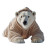 Happy Polar Bear V5 Vinyl Car Decal Sticker – Waterproof & UV-Resistant 3.4133333333333336"
