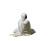 Contemplative Beach Scene Vinyl Car Decal Sticker – Waterproof & UV-Resistant 3.2"