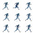 Pixel Runner Sprite Vinyl Car Decal Sticker – Waterproof & UV-Resistant 3.4133333333333336"