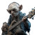 Gollum Bassist Vinyl Car Decal Sticker – Waterproof & UV-Resistant 6.826666666666667"