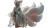 Ethereal Fantasy Humanoid Vinyl Car Decal Sticker – Waterproof & UV-Resistant 2.72"