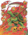 Green Turtle Scythe Vinyl Car Decal Sticker – Waterproof & UV-Resistant 4.0"