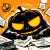 Pumpkin-Headed Sleeper Vinyl Car Decal Sticker – Waterproof & UV-Resistant 6.826666666666667"