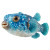 Blue Puffer Fish Vinyl Car Decal Sticker – Waterproof & UV-Resistant 6.826666666666667"