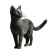 Russian Blue Cat V15 Vinyl Car Decal Sticker – Waterproof & UV-Resistant 6.826666666666667"