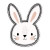 Cute Rabbit Sticker Vinyl Car Decal Sticker – Waterproof & UV-Resistant 3.4133333333333336"