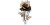 Black Gold Rose V2 Vinyl Car Decal Sticker – Waterproof & UV-Resistant 5.12"