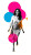 Joyful Dancing Woman V7 Vinyl Car Decal Sticker – Waterproof & UV-Resistant 9.706666666666667"