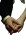 Intertwined Hands V4 Vinyl Car Decal Sticker – Waterproof & UV-Resistant 5.066666666666666"