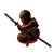 Baby Ninja In Womb Vinyl Car Decal Sticker – Waterproof & UV-Resistant 3.4133333333333336"