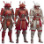 Futuristic Samurai V18 Vinyl Car Decal Sticker – Waterproof & UV-Resistant 3.4133333333333336"