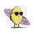 Surfing Lemon Design Vinyl Car Decal Sticker – Waterproof & UV-Resistant 3.4133333333333336"