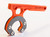 Lift & Carry Trailer Hitch with Ease | HitchGrip | Fits 2-5/16 Inch Ball | Orange Nylon Body