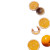 Oranges Shadow Vinyl Car Decal Sticker – Waterproof & UV-Resistant 6.826666666666667"