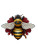 Hexagon Honeycomb Bees Vinyl Car Decal Sticker – Waterproof & UV-Resistant 8.213333333333333"