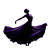 Elegant Dancer Silhouette Vinyl Car Decal Sticker – Waterproof & UV-Resistant 3.4133333333333336"