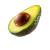 Floating Avocado Vinyl Car Decal Sticker – Waterproof & UV-Resistant 6.826666666666667"