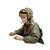 Russian Soldier Woman Vinyl Car Decal Sticker – Waterproof & UV-Resistant 3.4133333333333336"
