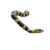 Striped Beach Snake Vinyl Car Decal Sticker – Waterproof & UV-Resistant 3.4133333333333336"