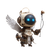 Tiny Angel Robot Vinyl Car Decal Sticker – Waterproof & UV-Resistant 3.4133333333333336"