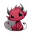Little Devil Imp Vinyl Car Decal Sticker – Waterproof & UV-Resistant 3.4133333333333336"