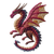 Embroidery Dragon Vinyl Car Decal Sticker – Waterproof & UV-Resistant 3.4133333333333336"