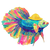 Tanabata Betta Vinyl Car Decal Sticker – Waterproof & UV-Resistant 3.4133333333333336"