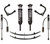 Fits 2005-2022 Toyota Tacoma Icon Vehicle Dynamics Lift Kit Suspension K53003T Stage 3; 0 To 3-1/2 Inch Front Lift; 1-1/2 Inch Rear Lift; Black Components/Silver Shock Absorbers