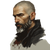 Shaven Bearded Man Vinyl Car Decal Sticker – Waterproof & UV-Resistant 3.4133333333333336"