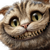 Cheshire Cat Smile V2 Vinyl Car Decal Sticker – Waterproof & UV-Resistant 3.4133333333333336"
