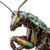 Cyborg Mantis Vinyl Car Decal Sticker – Waterproof & UV-Resistant 3.4133333333333336"