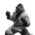 Karate Gorilla Vinyl Car Decal Sticker – Waterproof & UV-Resistant 6.826666666666667"