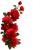 Red Roses Clipart V2 Vinyl Car Decal Sticker – Waterproof & UV-Resistant 4.0"