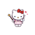 Hello Kitty Kitten Vinyl Car Decal Sticker – Waterproof & UV-Resistant 3.4133333333333336"
